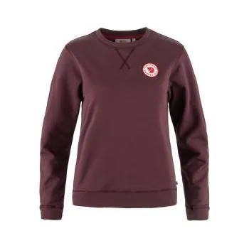 Dámská mikina Fjällräven 1960 Logo Badge Sweater Women Port červená S