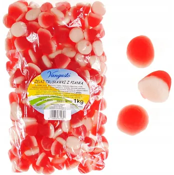 Bonbon ŽELÉ BONBONY Vangusto 1000g Jahody s pěnou 1kg