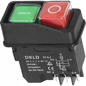 vypínač Vypínač spínač stolní pily 6 kontaktů