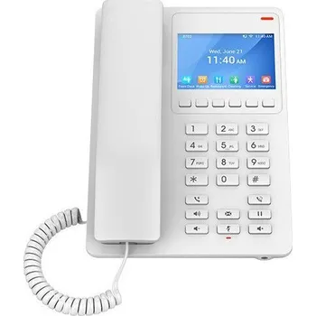 Grandstream GHP630W SIP WiFi hotelový telefon s displejem bílý