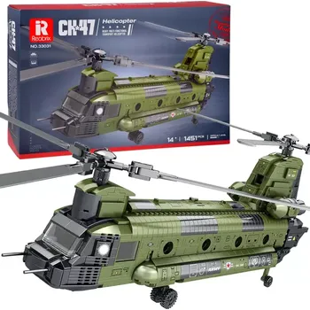 ostatní stavebnice Reobrix helikoptéra CH-47 Chinook 1451 ks