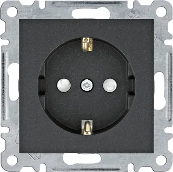 Elektrická zásuvka Hager Elektrická Zásuvka černá