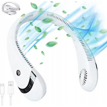 Domácí ventilátor PŘENOSNÝ VENTILÁTOR NA KRK USB CHLADÍCÍ MOBILNÍ KLIMATIZACE