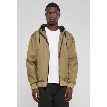Pánská bunda Contrast Windrunner - khaki/černá Urban Classics kaki 2714387