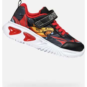 Dětská móda Černé chlapecké tenisky Geox Assister - Kluci GEOX černá | bílá | červená 3417295