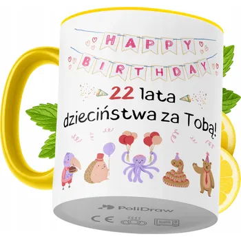 Hrnek Polidraw Hrnek Polidraw Narozeniny22 keramika 330 ml