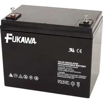 Záložní baterie FUKAWA olověná baterie FWL 75-12 do UPS APC AEG EATON Powerware 12V 75Ah životnost 10 let závit M6