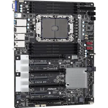 Základní deska ASRock C621A WS Intel C621A (Socket P+) LGA4189 8x DDR4 2x M.2 VGA ATX