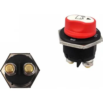 vypínač Hlavní vypínač, páčkový mini, 52 V DC, 150 A, 38 mm