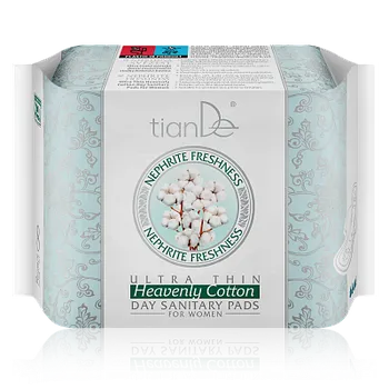 Menstruační vložka tianDe Ultra tenké dámské denní menstruační vložky Nebeská bavlna, 8 ks