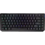 Endorfy herní klávesnice Thock 75% Wireless Red RGB red sw. bezdrátová mechanická US layout zkrácená černá
