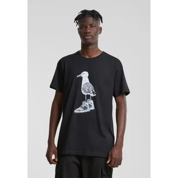 Pánské oblečení Černé tričko Seagull Sneakers Mister Tee černá 2541088