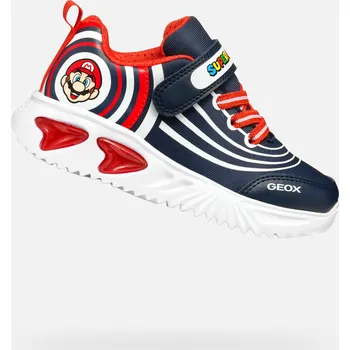 Dětská móda Tmavě modré chlapecké tenisky Geox Assister - Kluci GEOX modrá | bílá | červená 3417401