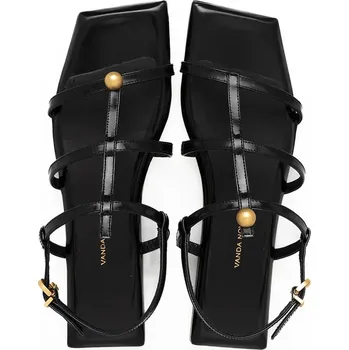 Dámské sandále Kožené sandály Vanda Novak Bianca Bianca.Cristal.Black černá 99X, EUR 41