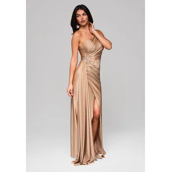 Dámské šaty Edoti Evening dress LA-OM Edoti krémová 3413844
