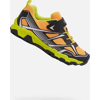 Dětská móda Žluté chlapecké tenisky Geox Magnetar B ABX - Kluci GEOX černá | oranžová | světle zelená 3417407
