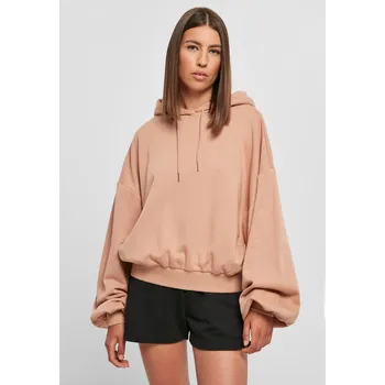 Dámská mikina Dámský organický oversized Terry Hoody jantar Urban Classics růžová 2548914