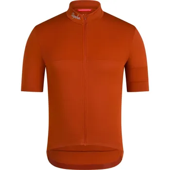 cyklistický dres Rapha Men's Brevet Element Jersey - paprika / silver reflective M