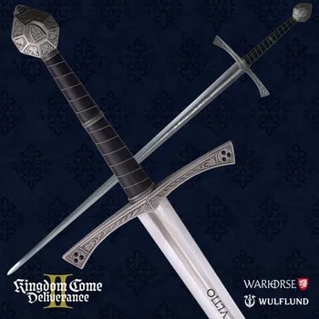 Replika zbraně Drakkaria-KCD Rackův meč, oficiální meč Kingdom Come: Deliverance II