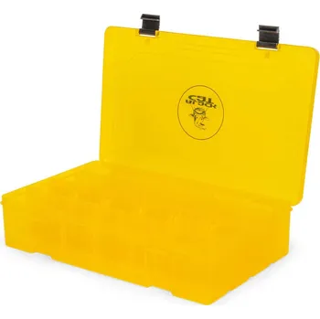 Pouzdro na rybářské vybavení Black Cat plastový box Large Bits (Prostorný a variabilní plastový box na sumcařskou bižuterii.)