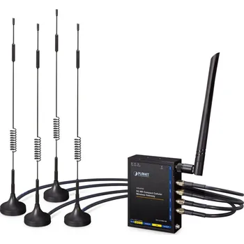 Switch PLANET Technology Planet ICG-2210W-NR kompaktní bezdrátová průmyslová brána, 2x1GBASE-T, 5G NR, 2x SIM, VPN, 9-36VDC, -40~75°C, IP30