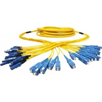 Počítačové příslušenství XtendLan FO konektorovaný kabel LC-SC 20m 9/125, 12 vláken,LS0H, G.652d, průměr 12.5mm, vývody 50 cm s průměrem 2mm