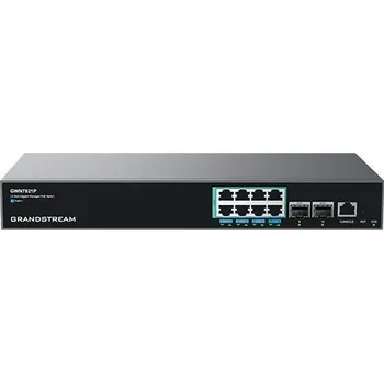 Síťový prvek Grandstream GWN7821P managed network switch L3, 8x 2,5GbE, PoE