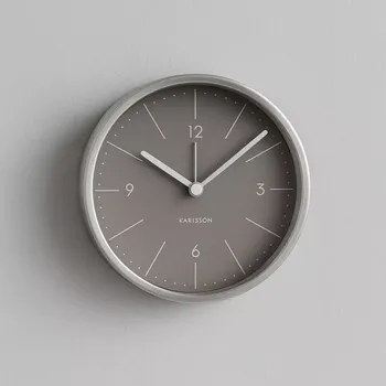 Budík Designový budík KA5670GY Karlsson 10cm