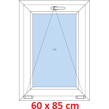 Okno Soft Plastové okno 60x85 cm, sklopné