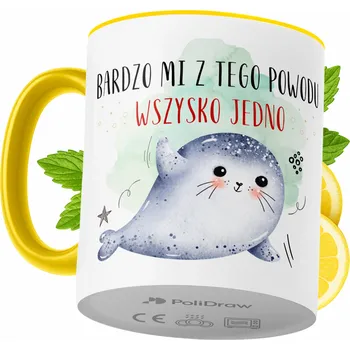 Hrnek Polidraw Hrnek Polidraw Fočky keramika 330 ml