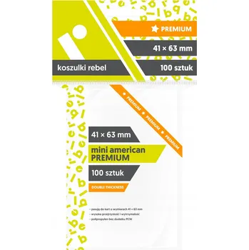 Příslušenství k deskovým hrám Obaly na karty Rebel Mini American Premium 41x63 mm 100 ks