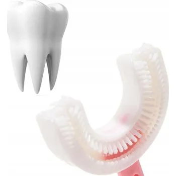 Zubní kartáček KARTÁČEK NA ZUBY PRO DĚTI MIMINKA 360° RŮŽOVÝ PRO HOLČIČKU