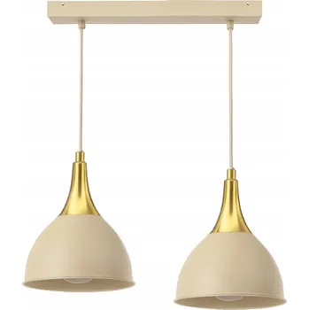 VELKÉ ZÁVĚSNÉ STROPNÍ SVÍTIDLO MODERNÍ LUSTR LOFT BÉŽOVÁ KAŠMÍR LED