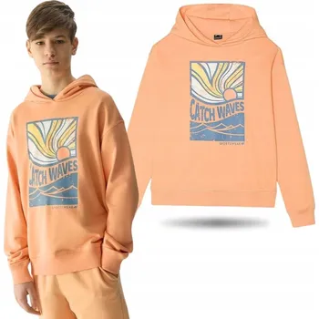 Chlapecká mikina Dětská mikina 4F bavlna , velikost 164