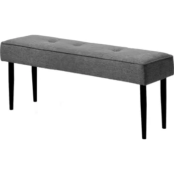 Designová lavice Tascalusa 140 cm šedá