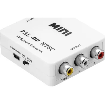 XtendLan Převodník PAL/NTSC/SECAM na PAL/NTSC, nastavení výstupu přepínačem