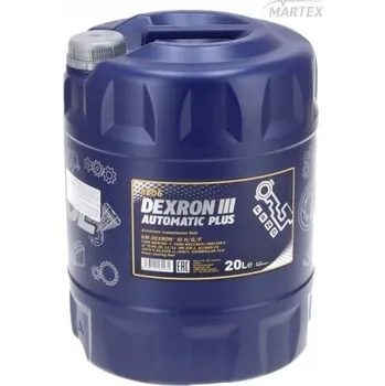 Převodový olej PŘEVODOVÝ OLEJ ATF III H 20L MANNOL ALLISON C4; CAT TO-2; GM Dexron III H,G,F;
