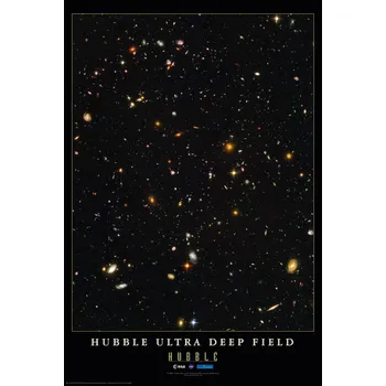 Plakát Plakát, Obraz - Hubble Ultra Deep Field, ESA, NASA, Hubble Telescope