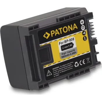 PATONA baterie pro digitální kameru Canon BP-808 890mAh