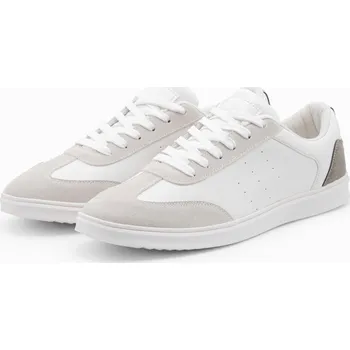 Pánská obuv Ležérní pánské tenisky OLDSCHOOL - bílé V3 OM-FOCS-0104 - 41