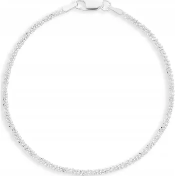 Náramek Stříbrný náramek s popcornovým vzorem