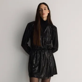 Dámské šaty Reserved - Flitrový overal - černý - 979BU-99X - 979BU-99X-S-2