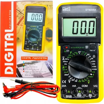 Multimetr Ruční multimetr Digital Multimeter Velký měřicí přístroj