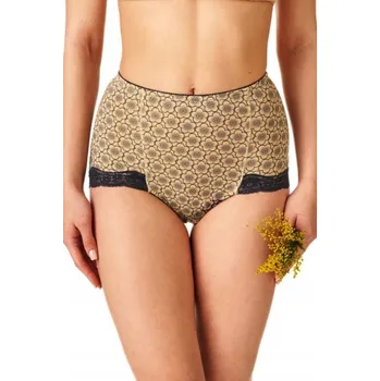 Kalhotky Kalhotky Key LPM 753 B22 A'2 M-XL černá-béžová XL