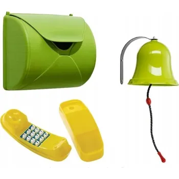 Poštovní schránka GIGI TOYS sada příslušenství poštovní schránka zvonek telefon dětské hřiště