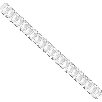 Vázací hřbet FELLOWES EUROSUPPLIES plastové hřbety formát A4 28,5mm čiré 50 pack