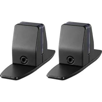Monitor Neomounts NS-CLMPSTANDBLACK Desk Stand for NS-GLSPROTECTXXX - set of 2 Black