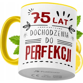 Hrnek Polidraw Hrnek Polidraw Narozeniny75 keramika 330 ml