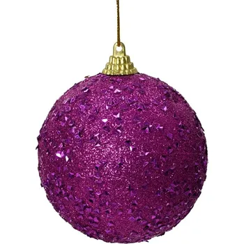 Vánoční dekorace Zdobená Vánoční Koule vánoční koule 8 cm, 1 ks