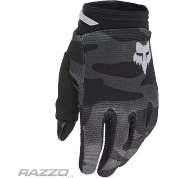 Cyklistické rukavice Dětské rukavice FOX Youth 180 BNKR Glove Black Camo 2026 KS